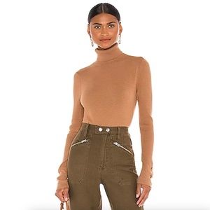 NWT L’Agence Odette Turtleneck Sweater | Brown L